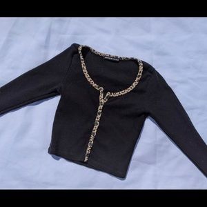 brandy melville cheetah zelly top